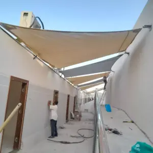 0085 الجزيرة للمظلات والسواتر | مظلات