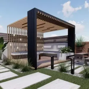 0340 الجزيرة للمظلات والسواتر | برجولات