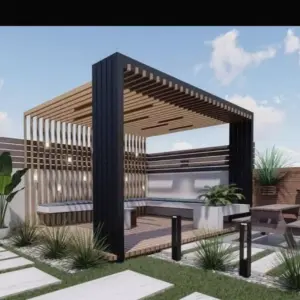 0356 الجزيرة للمظلات والسواتر | برجولات