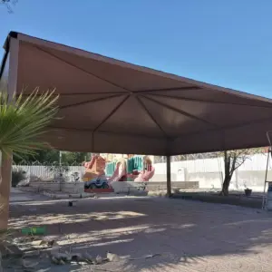 0253 الجزيرة للمظلات والسواتر | مظلات مسابح